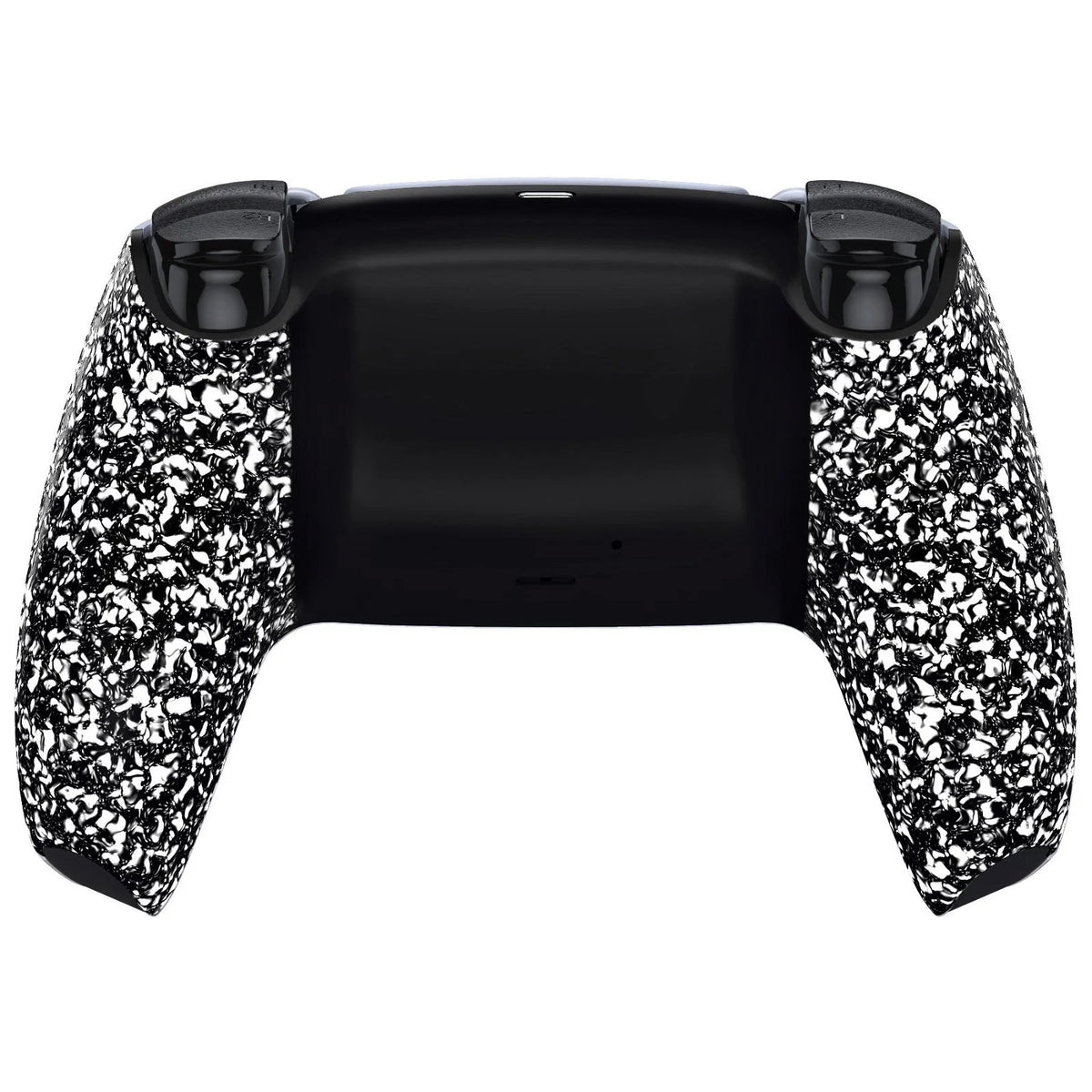 Rubberized White Black Back Shell