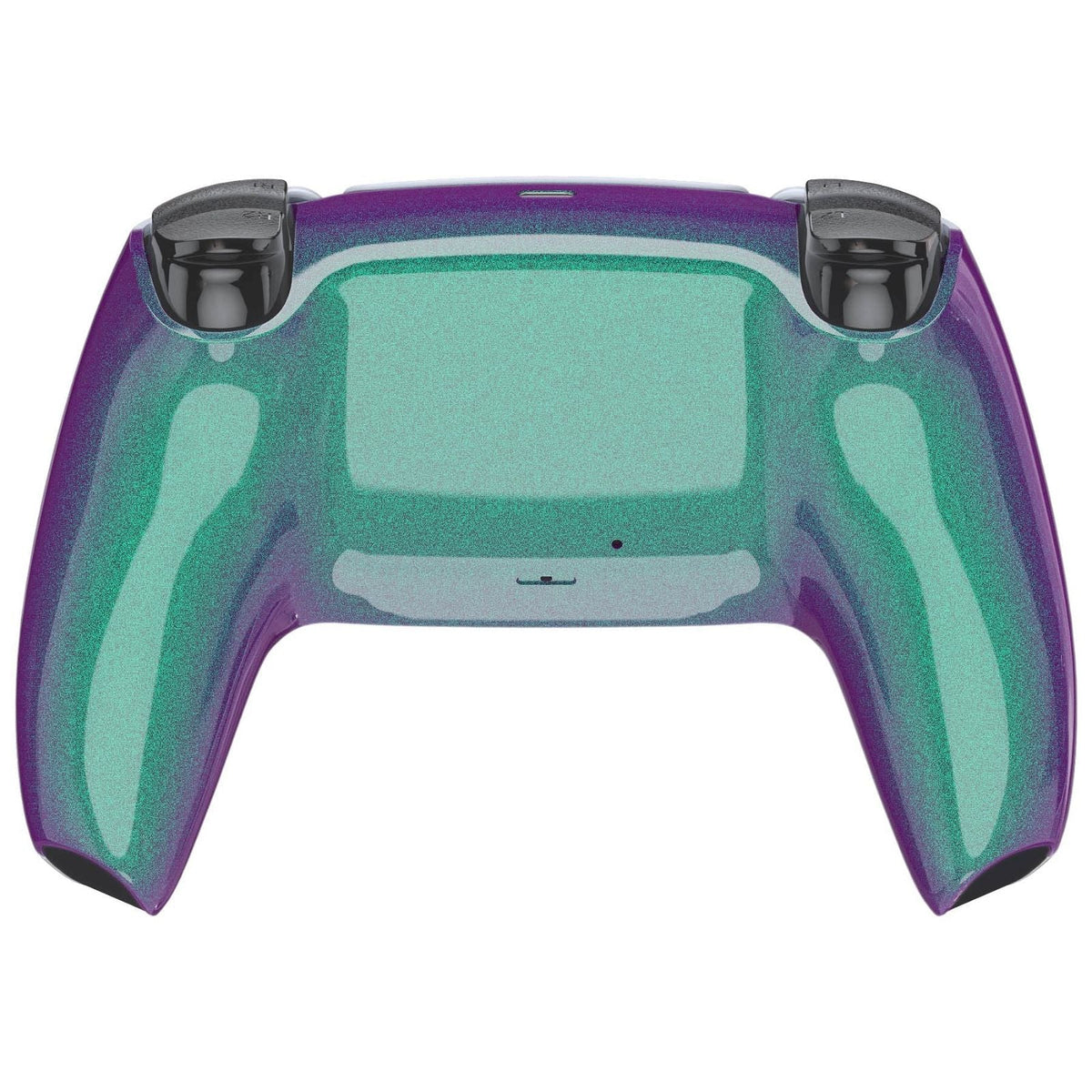 Glossy Chameleon Green Purple Back Shell