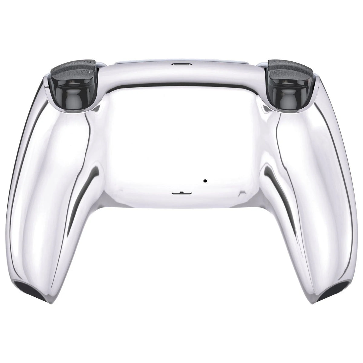 Glossy Chrome Silver Back Shell