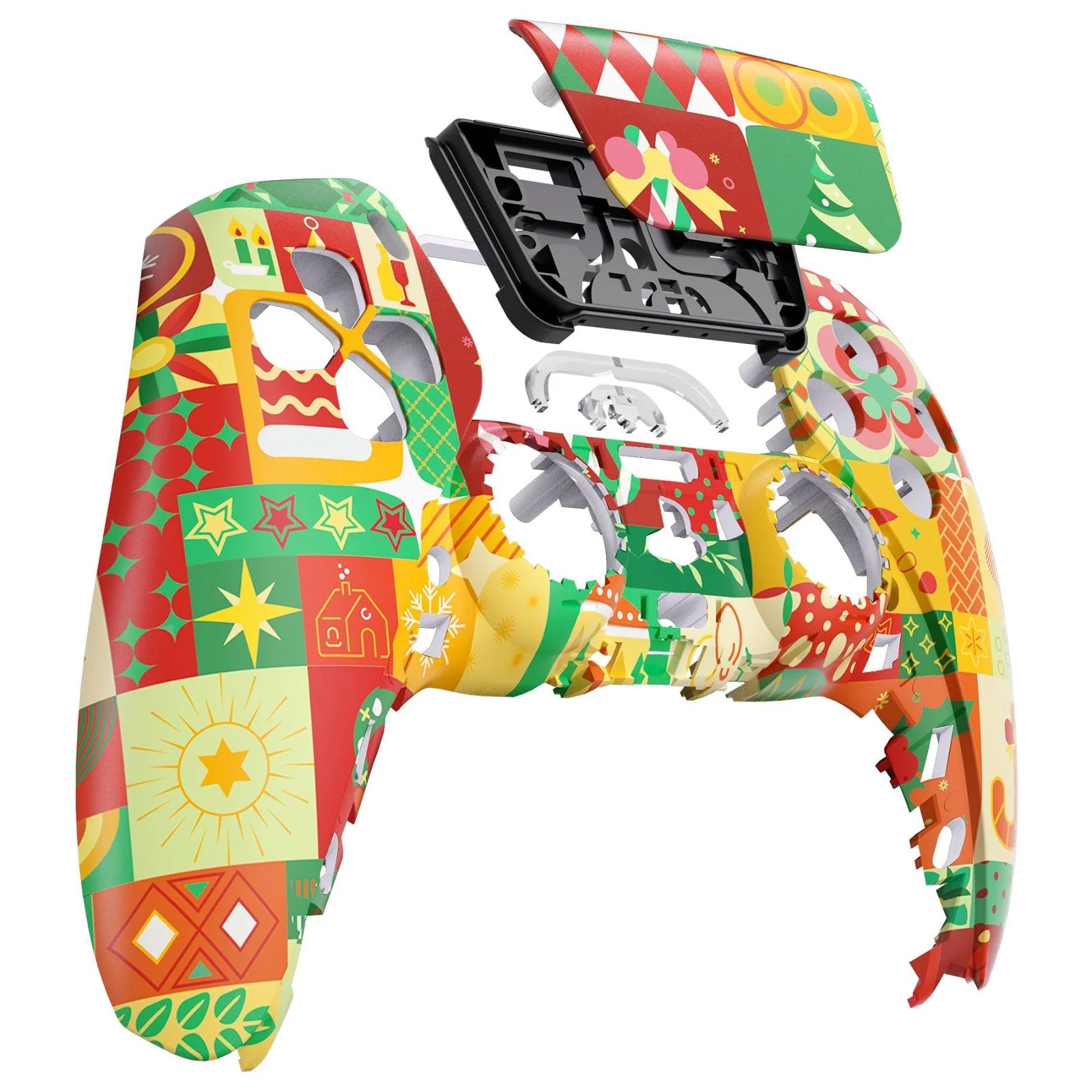 Christmas Wrap Front Shell with touchpad