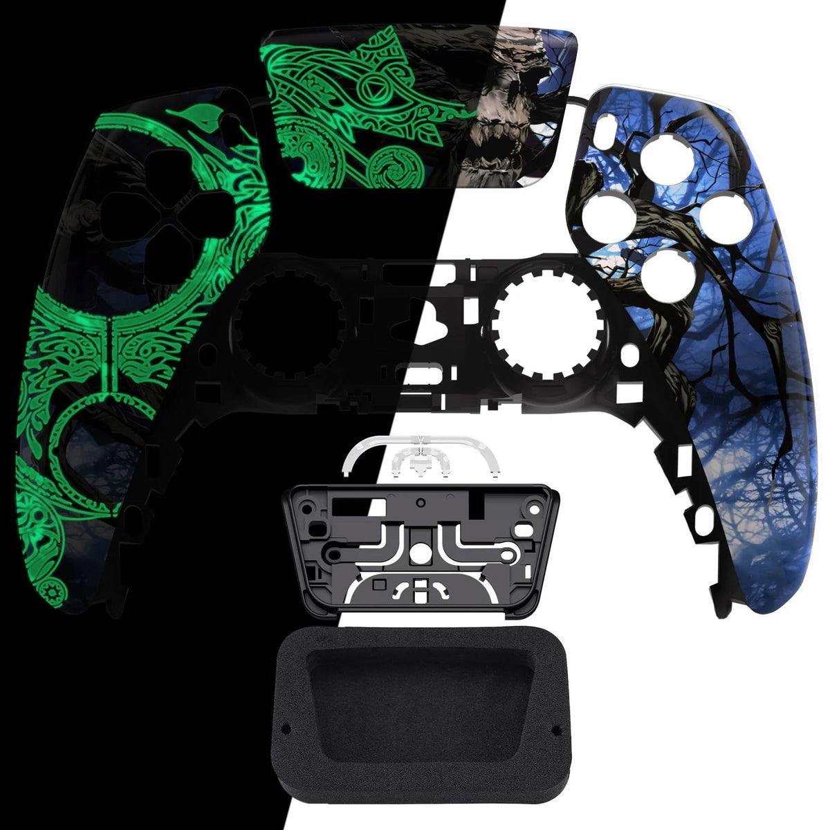 Glossy Glow in Dark - The Awakening of the Earth Lord Front Shell with touchpad