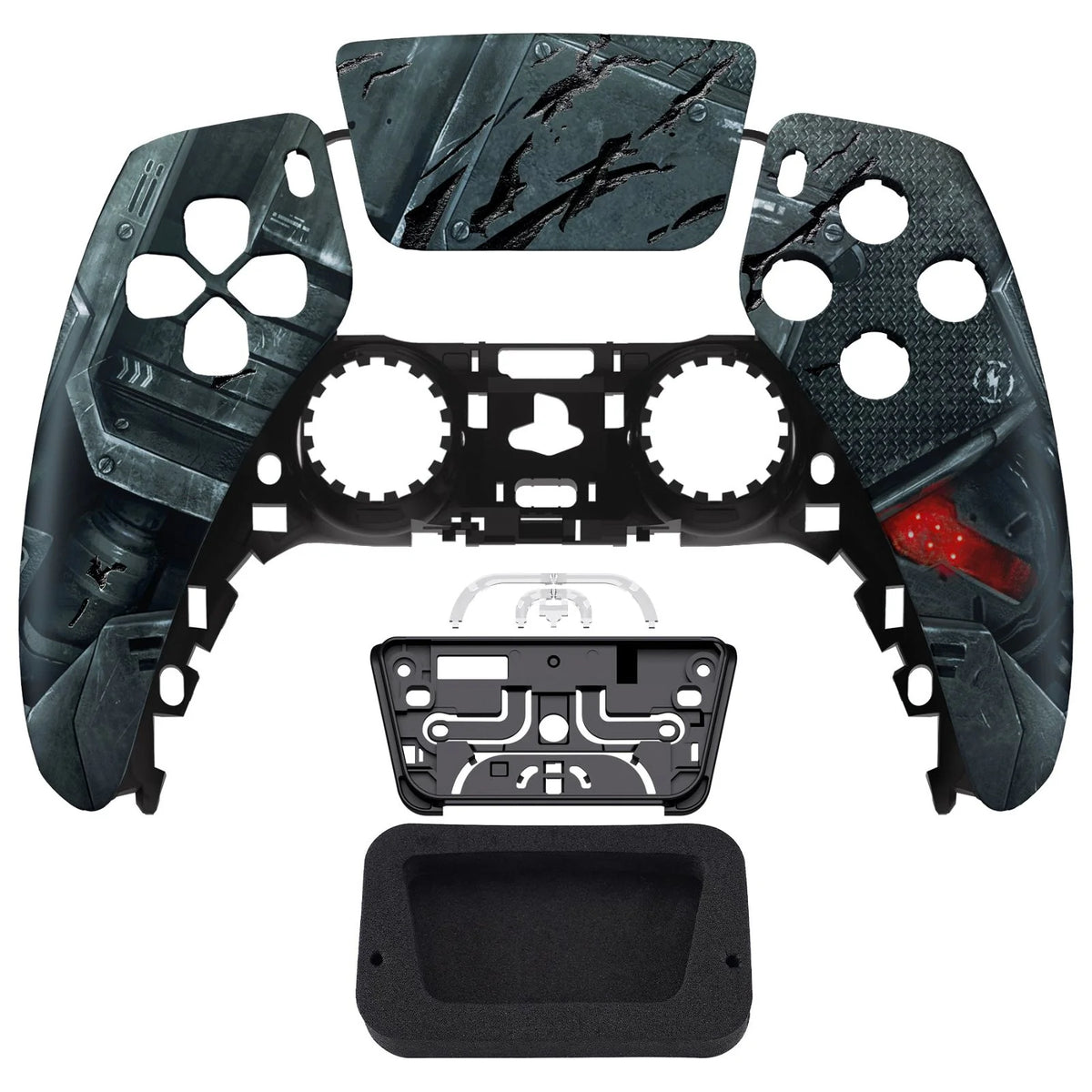 Mecha Armor with Combat Damage Engrave Front Shell with touchpad