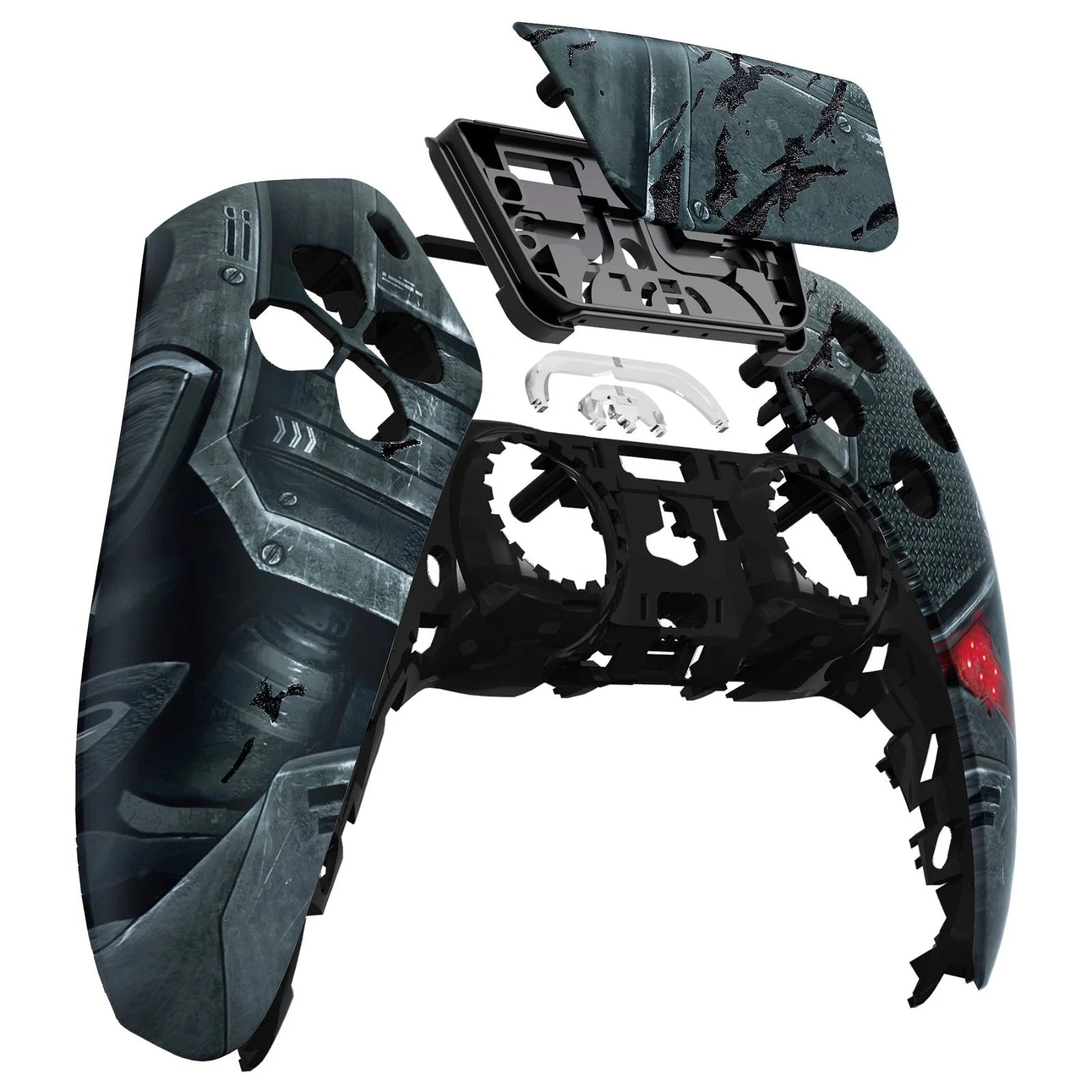 Mecha Armor with Combat Damage Engrave Front Shell with touchpad