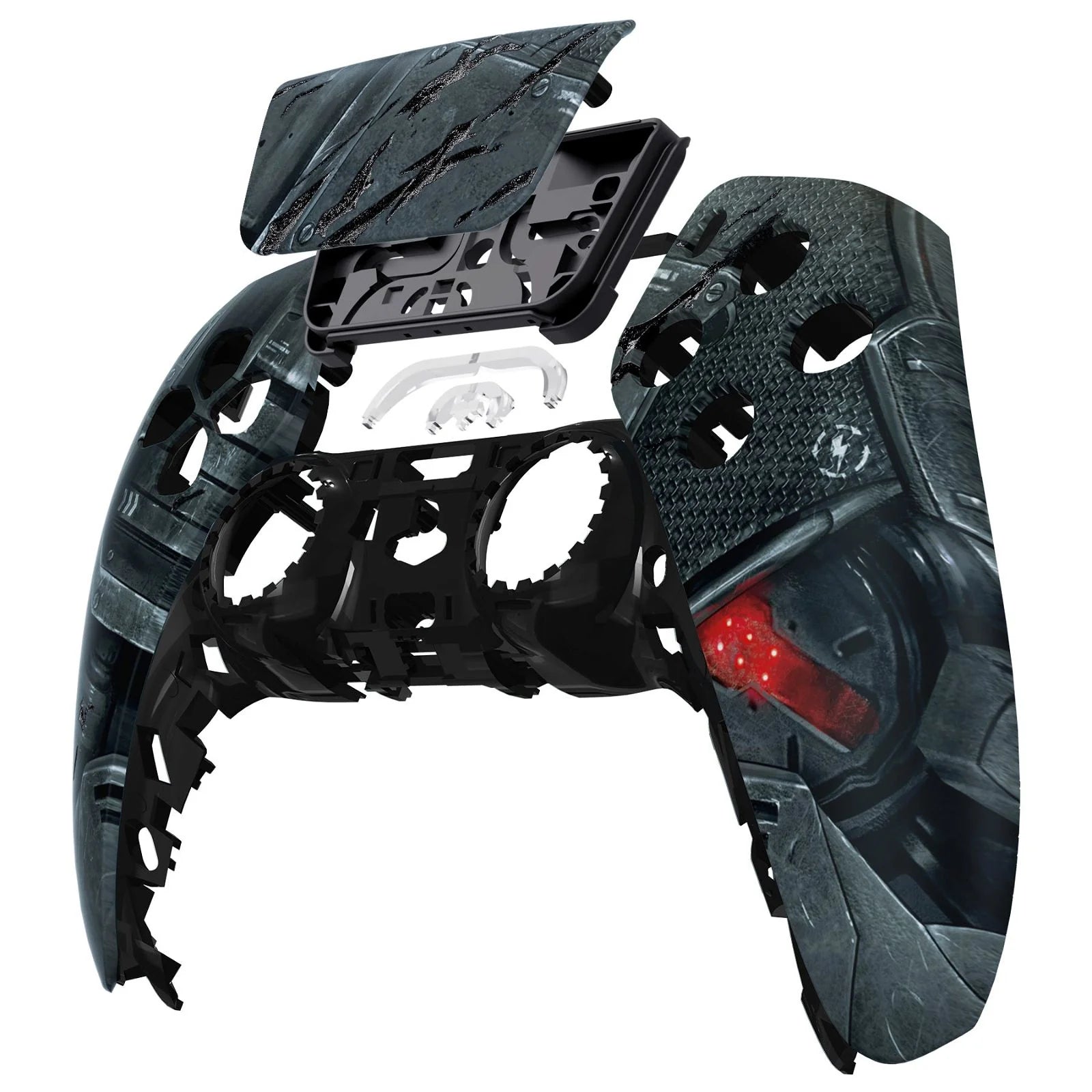 Mecha Armor with Combat Damage Engrave Front Shell with touchpad