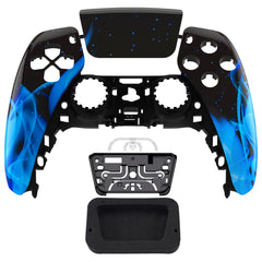 Glossy Blue Flame Front Shell with touchpad