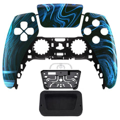 Glossy Blue Swirl Front Shell with touchpad