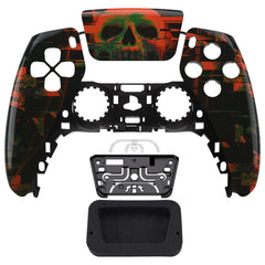 Glossy Blurred Screaming Skull Front Shell with touchpad