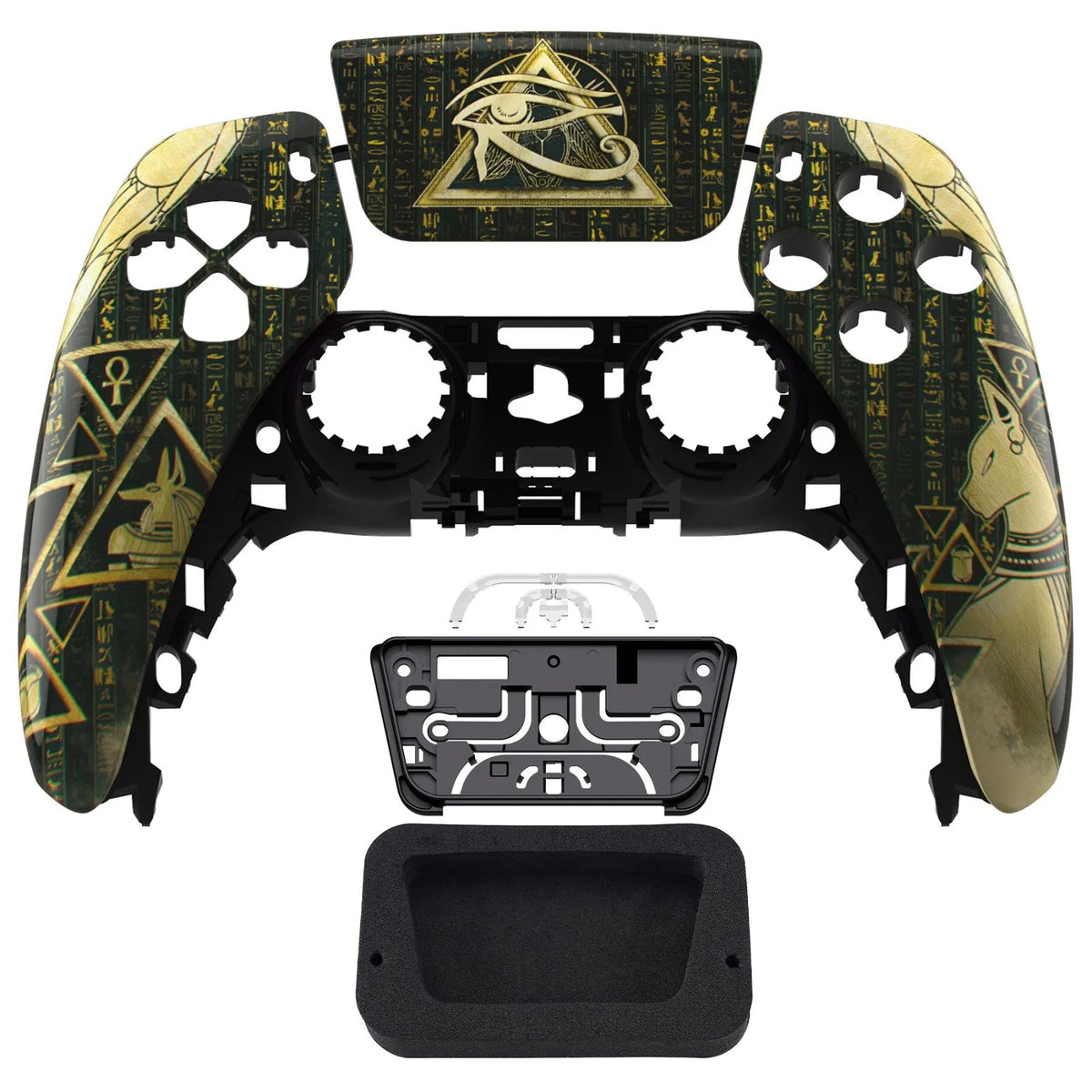 Glossy Eye of Providence Pyramid Front Shell with touchpad