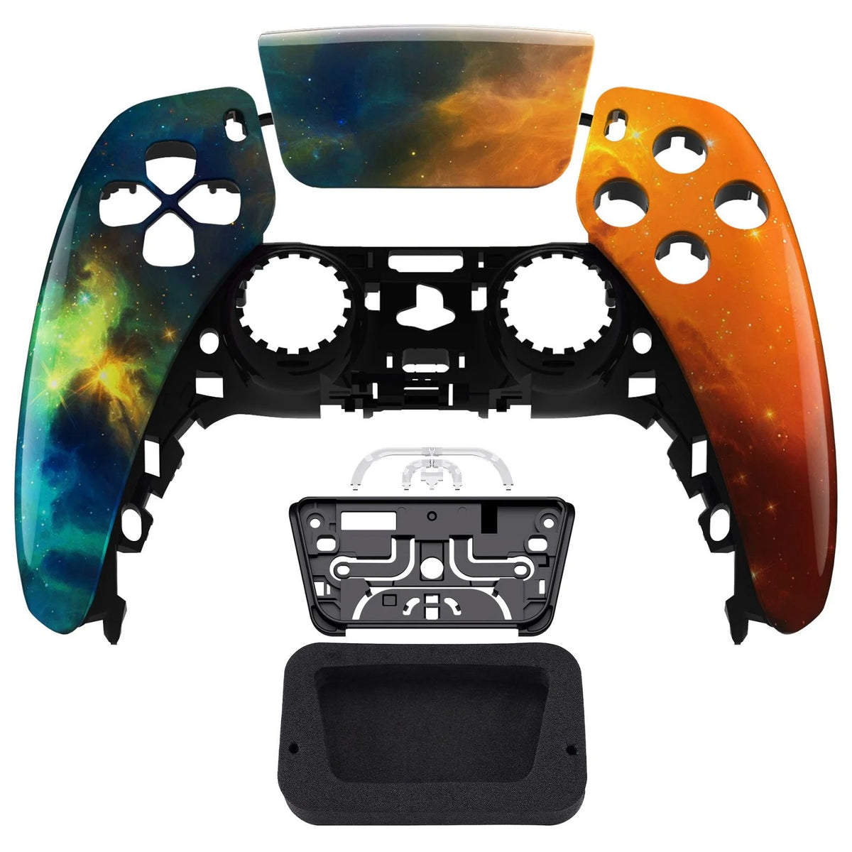 Glossy Gold Nebula Front Shell with touchpad