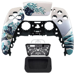 Glossy Great Wave Kanagawa Front Shell with touchpad