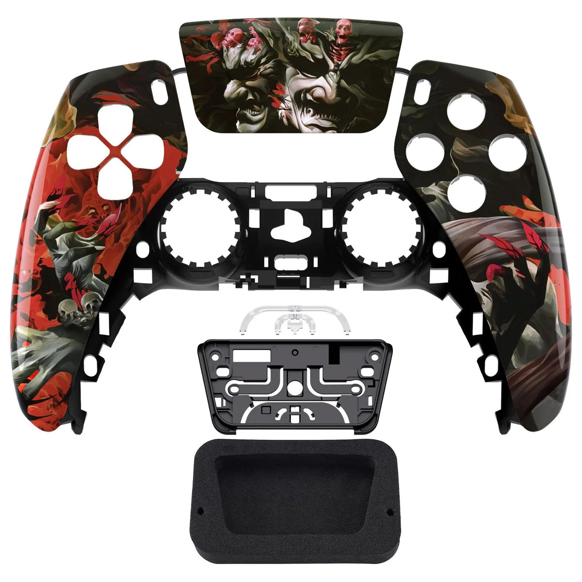 Glossy Rage of Asura Front Shell with touchpad