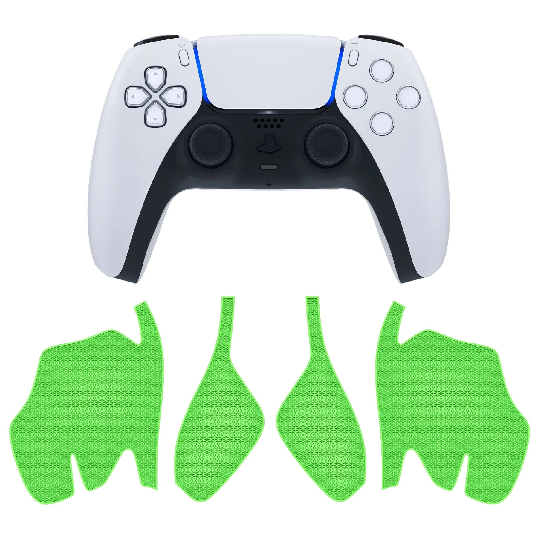 Split Design Grass Green Anti-Skid Sweat-Absorbent Premium Grip